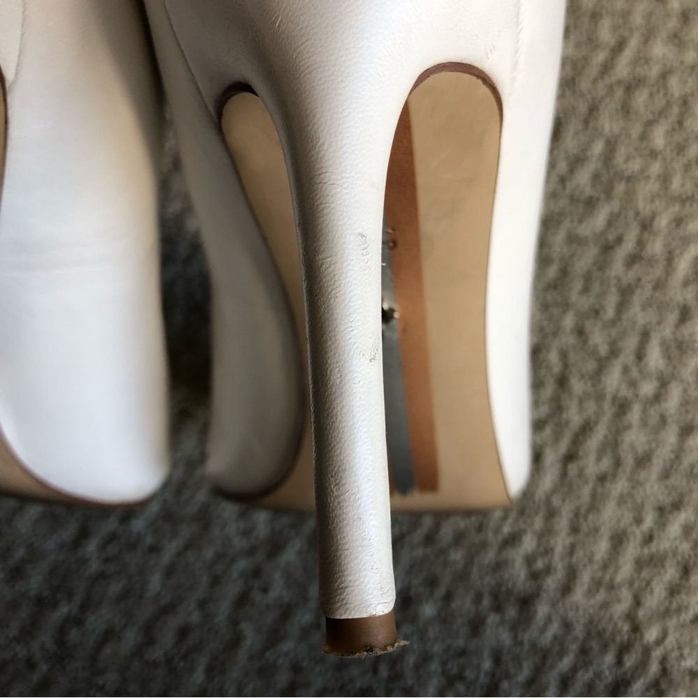Sam Edelman Hazel White Leather Pumps - Picture 13 of 13
